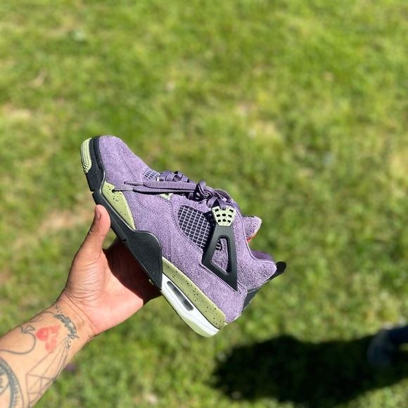 Jordan retro 4s “canyon purple”